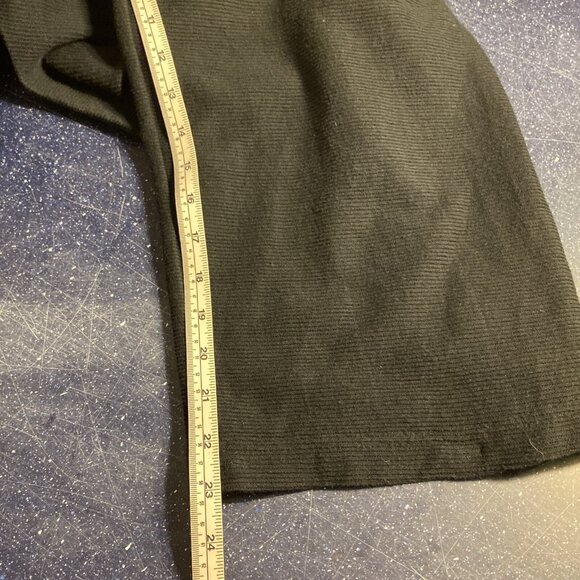 Madewell Textured & Thread Ribbed Jumpsuit Black Sleeveless Pockets Wms Sz S - Picture 11 of 16